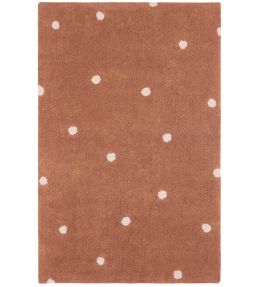 Lorena Canals Mini Dot rug Chestnut C-MDOT-CHS Chestnut