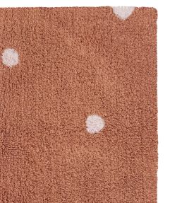 Lorena Canals Mini Dot rug Chestnut C-MDOT-CHS Chestnut