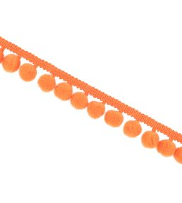 Mini Pom Braid Trimming by Villa Nova Pumpkin