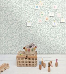 Mini Wood Wallpaper by Caselio Bleu