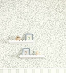 Mini Wood Wallpaper by Caselio Vert