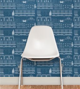 Do you live in a town? Wallpaper by Mini Moderns Blueprint