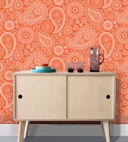 Paisley Crescent Wallpaper by Mini Moderns Lido
