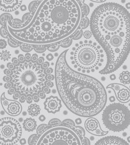 Paisley Crescent Wallpaper by Mini Moderns Concrete