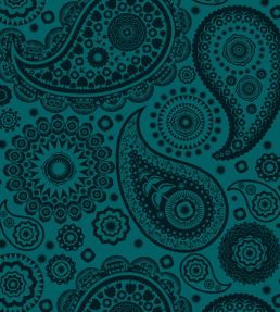 Paisley Crescent Wallpaper by Mini Moderns Lido