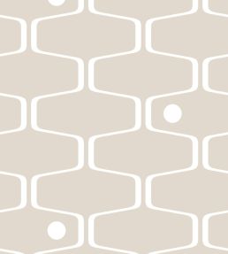 Net and Ball Wallpaper by Mini Moderns Stone