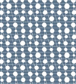 Pavilion Wallpaper by Mini Moderns Washed Denim