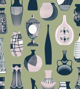 Vessel Wallpaper by Mini Moderns British Lichen