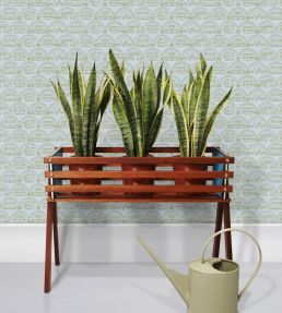 Metroland Wallpaper by Mini Moderns British Lichen