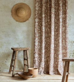 Minna Maze Fabric by Lewis & Wood Ginger