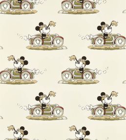 Minnie On the Move Wallpaper by Sanderson Babyccino