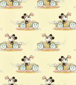 Minnie On the Move Wallpaper by Sanderson Sherbet
