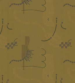 Minuit A Bord Fabric by Nobilis Green