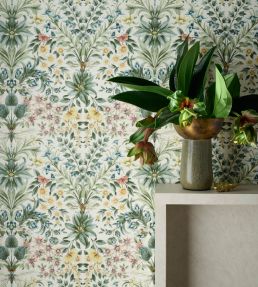Mirabell Wallpaper by Clarke & Clarke Denim