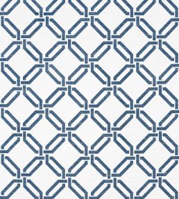 Miramar Way Wallpaper by Thibaut Navy