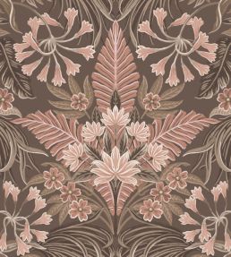 Mirk Wallpaper by Woodchip & Magnolia Peat Brown