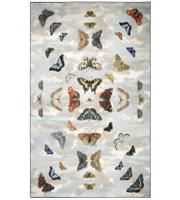 Designers Guild Mirrored Butterflies rug Sky RUGJD7002 Sky