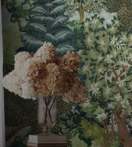 Miserden Trees Wallpaper by Josephine Munsey Green