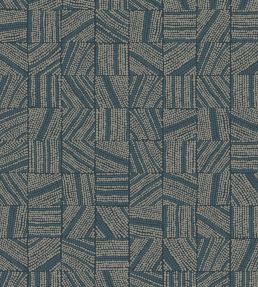 Mismatched Tiles Wallpaper by Eijffinger Blue