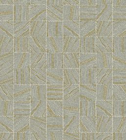 Mismatched Tiles Wallpaper by Eijffinger Green/Grey/Silver