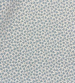 Miss Polly Fabric by Ian Sanderson Forget-me-not
