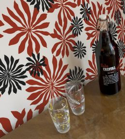 Fleur Wallpaper by MissPrint Lime
