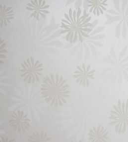 Fleur Wallpaper by MissPrint White with Stone