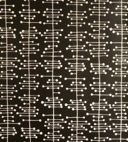 Muscat Small Wallpaper by MissPrint Black with White