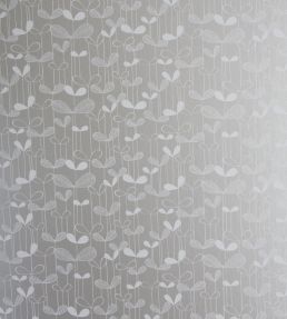 Saplings Wallpaper by MissPrint Silver with White