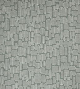 Little Trees Fabric by MissPrint English Grey