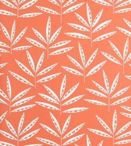 Pea Pods Wallpaper by MissPrint Terracotta