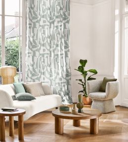 Miwok Fabric by Camengo Noir
