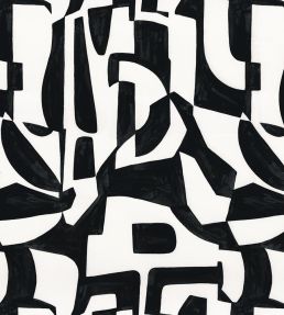 Miwok Fabric by Camengo Noir