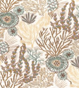 Moana Fabric by Casamance Celadon Vanille