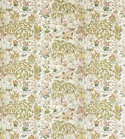 Moat Birds Fabric by Sanderson Fawn/Harvest