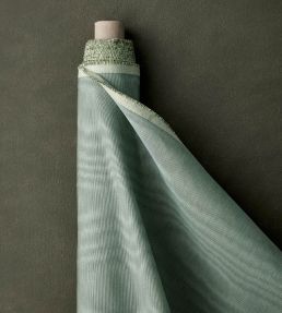 Moire Fabric by Zoffany Duck Egg