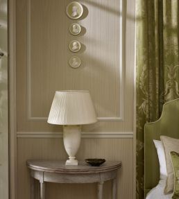 Moire Wallpaper by Zoffany Chalk