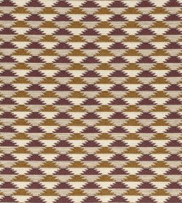 Moki Fabric by Casamance Ocre Terracotta