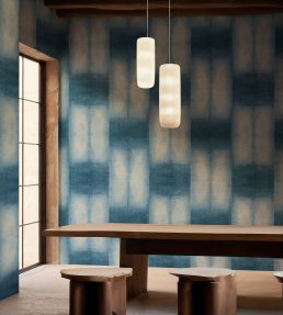 Mokume Wallpaper by Coordonne Indigo