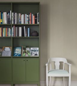 Molle Stripe Wallpaper by Borastapeter Beige