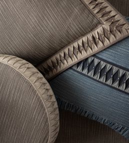 Monarch Pleated Border Trimming by Samuel & Sons Jade