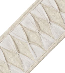 Monarch Pleated Border Trimming by Samuel & Sons Parchment