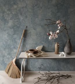Monica Mural by Sandberg Misty Blue