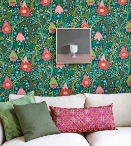 Monika's Vines Wallpaper by DADO 02 Jewel Tones