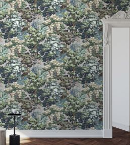 Monkey Canopia Wallpaper by Josephine Munsey Stone