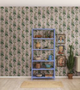 Monkey Island Wallpaper by Rebel Walls Pink