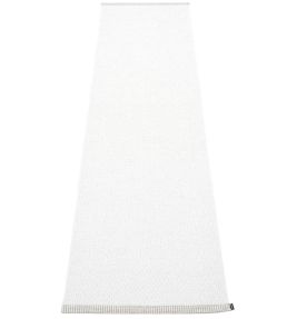 Pappelina Mono Runner rug White MN0720 White