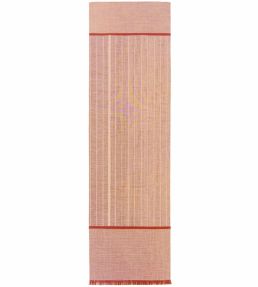 Louis De Poortere Monochromes Patch 7B Runner rug Brown 117973 Brown