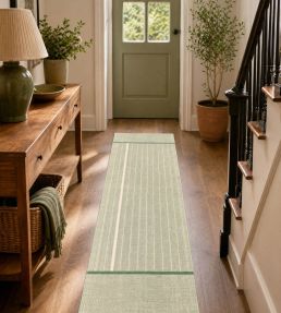 Louis De Poortere Monochromes Patch 7B Runner rug Green 118977 Green