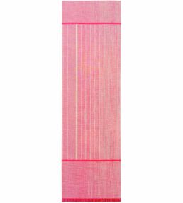 Louis De Poortere Monochromes Patch 7B Runner rug Red 118981 Red